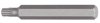 Бита 10мм Torx T45 75мм BTX37545. Большой выбор на сайте Трейдимпорт