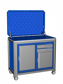 На сайте Трейдимпорт можно недорого купить Верстак мобильный двухтумбовый MECHANIC-М12.02M Верстакофф. 