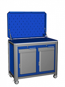 На сайте Трейдимпорт можно недорого купить Верстак мобильный двухтумбовый MECHANIC-М12.11M Верстакофф. 