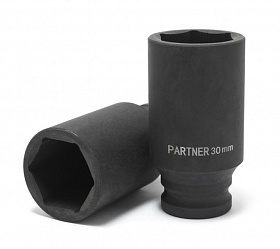 На сайте Трейдимпорт можно недорого купить Головка ударная глубокая 21мм (6гр),1/2" Partner PA-4458521. 