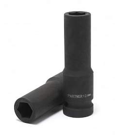 На сайте Трейдимпорт можно недорого купить Головка ударная глубокая, 10мм (6гр) 1/2" Partner PA-4458510. 