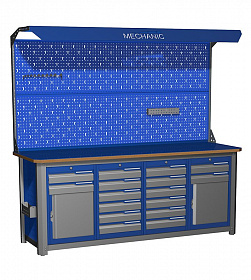 На сайте Трейдимпорт можно недорого купить Верстак четырехтумбовый MECHANIC-М20.2662Э2С Верстакофф. 